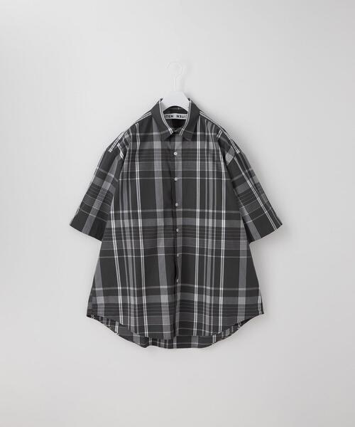 CITEN(シテン)の「<CITEN>ブロード ビッグ シャツ(シャツ/ブラウス・メンズ・ライトグレー/ライトブルー/ピンク/ライム/シャーベット/クリーム/その他2/その他1・M/L)」の8枚目の写真