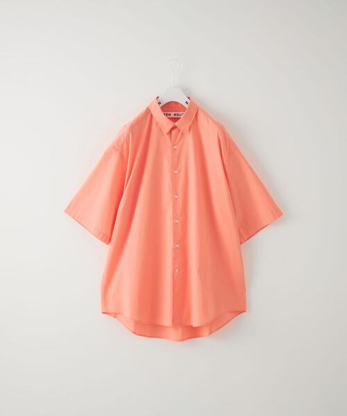 CITEN(シテン)の「<CITEN>ブロード ビッグ シャツ(シャツ/ブラウス・メンズ・ライトグレー/ライトブルー/ピンク/ライム/シャーベット/クリーム/その他2/その他1・M/L)」の5枚目の写真