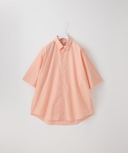 CITEN(シテン)の「<CITEN>ブロード ビッグ シャツ(シャツ/ブラウス・メンズ・ライトグレー/ライトブルー/ピンク/ライム/シャーベット/クリーム/その他2/その他1・M/L)」の6枚目の写真