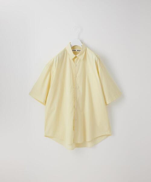 CITEN(シテン)の「<CITEN>ブロード ビッグ シャツ(シャツ/ブラウス・メンズ・ライトグレー/ライトブルー/ピンク/ライム/シャーベット/クリーム/その他2/その他1・M/L)」の3枚目の写真