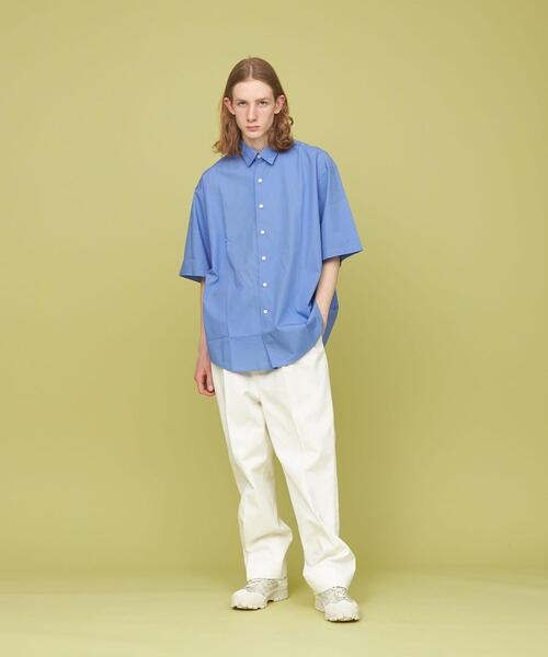 CITEN(シテン)の「<CITEN>ブロード ビッグ シャツ(シャツ/ブラウス・メンズ・ライトグレー/ライトブルー/ピンク/ライム/シャーベット/クリーム/その他2/その他1・M/L)」の14枚目の写真