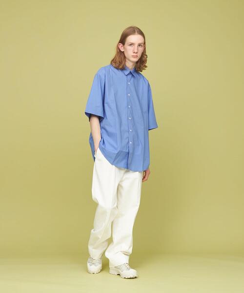 CITEN(シテン)の「<CITEN>ブロード ビッグ シャツ(シャツ/ブラウス・メンズ・ライトグレー/ライトブルー/ピンク/ライム/シャーベット/クリーム/その他2/その他1・M/L)」の9枚目の写真