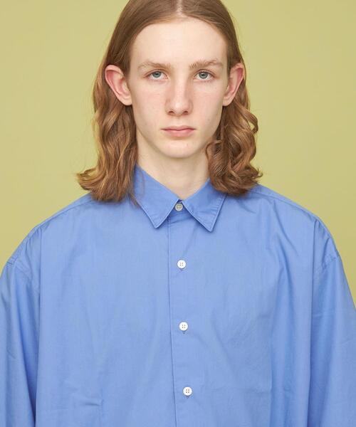 CITEN(シテン)の「<CITEN>ブロード ビッグ シャツ(シャツ/ブラウス・メンズ・ライトグレー/ライトブルー/ピンク/ライム/シャーベット/クリーム/その他2/その他1・M/L)」の18枚目の写真