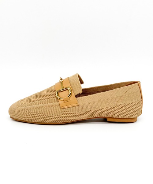 Noubel Voug Relax（ヌーベルヴォーグリラックス）の「フラットヒール ニット ビットローファー（ローファー・レディース・アイボリー/ベージュ/ブラック・L/LL/S/M）」の14枚目の写真