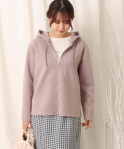 libelle more（リベル モア）の「フーディ―ジップパーカー（パーカー・レディース・ブラック/オフホワイト/グレイッシュベージュ/ピンク・M/L）」の17枚目の写真