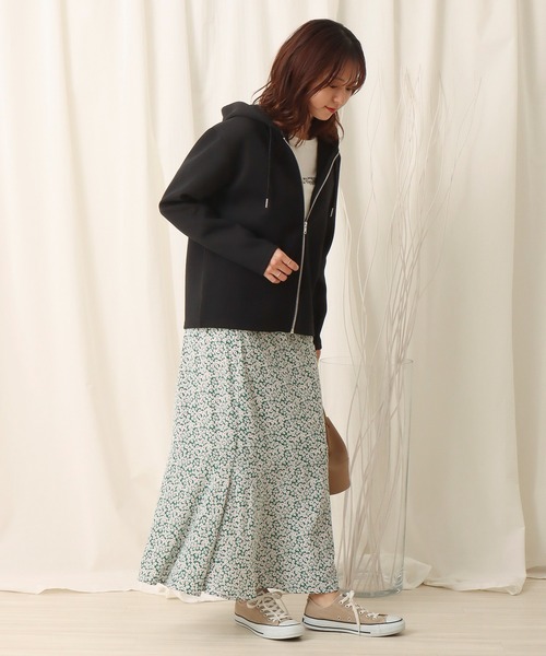 libelle more（リベル モア）の「フーディ―ジップパーカー（パーカー・レディース・ブラック/オフホワイト/グレイッシュベージュ/ピンク・M/L）」の15枚目の写真