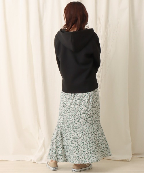 libelle more（リベル モア）の「フーディ―ジップパーカー（パーカー・レディース・ブラック/オフホワイト/グレイッシュベージュ/ピンク・M/L）」の5枚目の写真