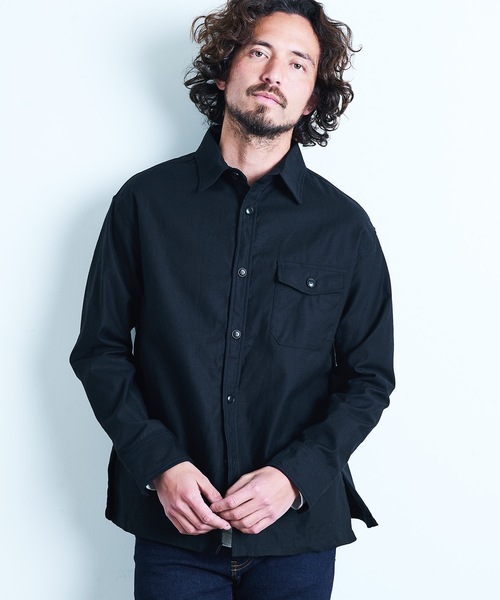 49 割引44 メンズ Sサイズ相当 46 メンズ Mサイズ相当 48 メンズ Lサイズ相当 ブラック オリーブ ネイビー 楽天最安値に挑戦 シャツ ブラウス Military Backsatin Work Shirts L S ミリタリー バックサテン ワークシャツ 22ss シャツ カジュアルシャツ