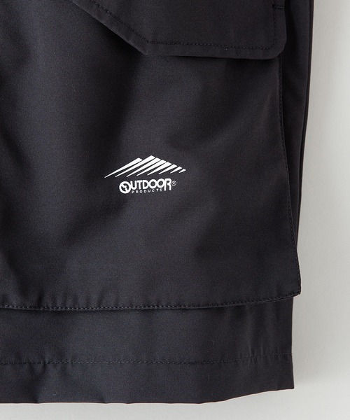OUTDOOR PRODUCTS APPAREL(アウトドアプロダクツアパレル)の「撥水 ショート ワイドシルエット ワンポイントブランドロゴ モッズジャケット(モッズコート・メンズ・ベージュ/ブラック/カーキ・MEDIUM/LARGE/X-LARGE)」の10枚目の写真