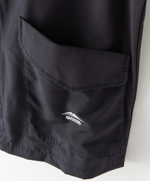 OUTDOOR PRODUCTS APPAREL(アウトドアプロダクツアパレル)の「撥水 ショート ワイドシルエット ワンポイントブランドロゴ モッズジャケット(モッズコート・メンズ・ベージュ/ブラック/カーキ・MEDIUM/LARGE/X-LARGE)」の11枚目の写真