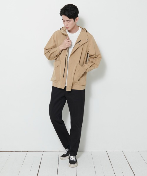 OUTDOOR PRODUCTS APPAREL(アウトドアプロダクツアパレル)の「撥水 ショート ワイドシルエット ワンポイントブランドロゴ モッズジャケット(モッズコート・メンズ・ベージュ/ブラック/カーキ・MEDIUM/LARGE/X-LARGE)」の22枚目の写真