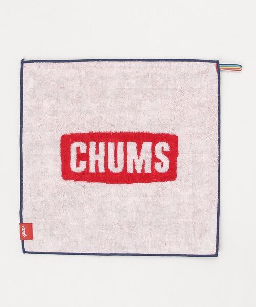 CHUMS(チャムス)の「【CHUMS】Logo Hand Towel(ハンカチ/ハンドタオル・メンズ・レッド/ホワイト・FREE)」の1枚目の写真