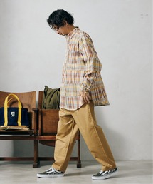 JOURNAL STANDARD relume | MADRAS CHECK オーバーサイズレギュラーカラーシャツ(シャツ/ブラウス)