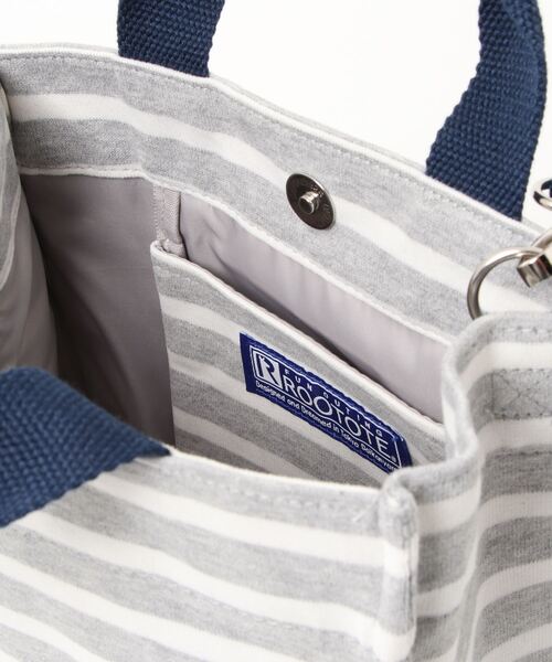 ROOTOTE(ルートート)の「ルートート/NA.スクエア2way.テンジク-B(ショルダーバッグ・レディース・ネイビー/グレー/カーキ/ブラック系その他/ブルー系その他/グレー×ホワイト・FREE)」の9枚目の写真