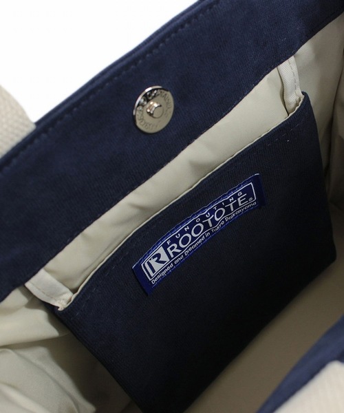 ROOTOTE(ルートート)の「ルートート/NA.スクエア2way.テンジク-B(ショルダーバッグ・レディース・ネイビー/グレー/カーキ/ブラック系その他/ブルー系その他/グレー×ホワイト・FREE)」の17枚目の写真