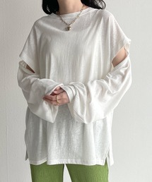 w closet | ロングorノースリ2WAYスリーブTシャツ(Tシャツ/カットソー)