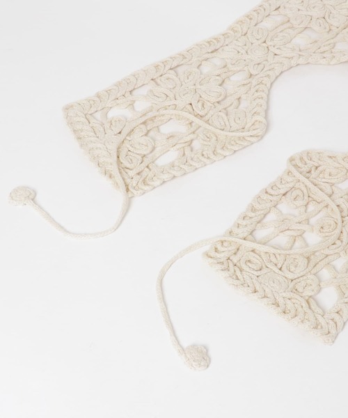 KBF（ケイビーエフ）の「フラワーモチーフビッグカラー（その他小物・レディース・ベージュ・ONE）」の6枚目の写真