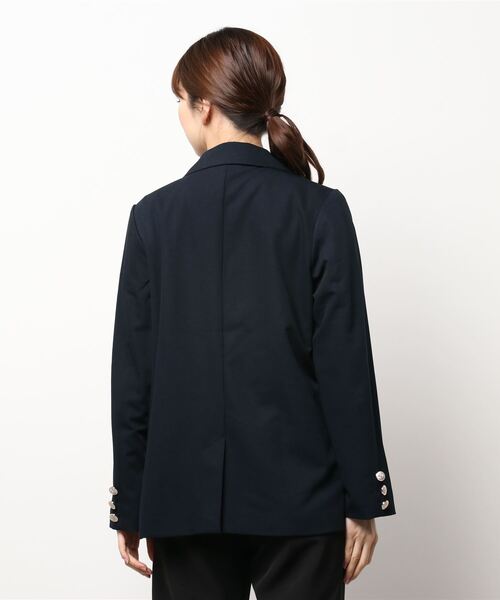 CPCM（シーピーシーエム）の「Wボタン紺ブレザージャケット（テーラードジャケット・レディース・ネイビー・FREE）」の2枚目の写真