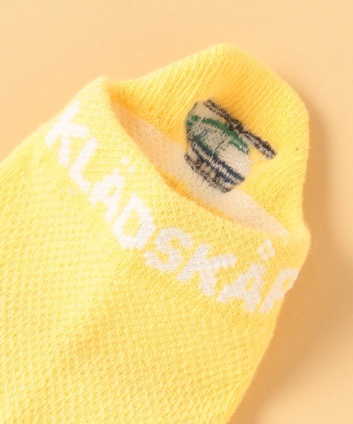 kladskap（クレードスコープ）の「乗り物刺しゅう配色スニーカーインソックス（ソックス/靴下・キッズ・イエロー/レッド/サックスブルー・M/L/S）」の12枚目の写真