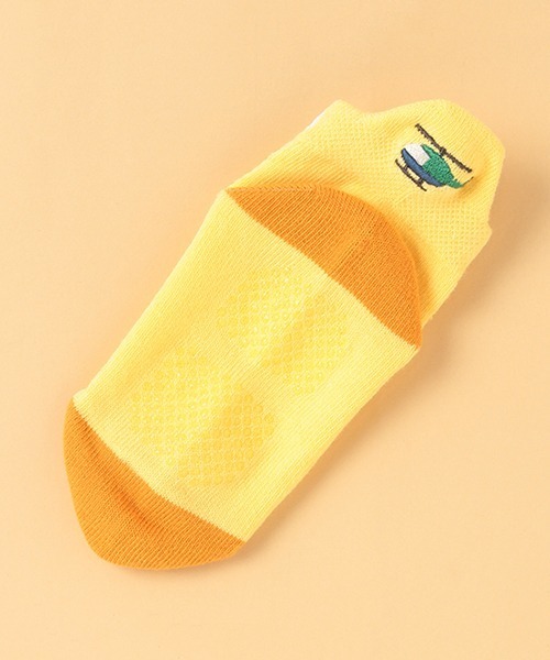 kladskap（クレードスコープ）の「乗り物刺しゅう配色スニーカーインソックス（ソックス/靴下・キッズ・イエロー/レッド/サックスブルー・M/L/S）」の9枚目の写真