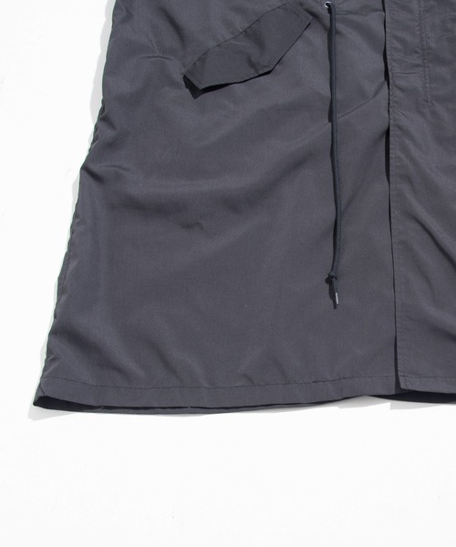 THE HITSS(ヒッツ)の「【THE HITSS】ブロード ミリタリー スタンドカラーモッズコート 一重(モッズコート・メンズ・カーキ/ブラック・L/M)」の6枚目の写真