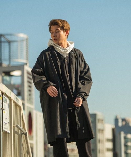 THE HITSS(ヒッツ)の「【THE HITSS】ブロード ミリタリー スタンドカラーモッズコート 一重(モッズコート・メンズ・カーキ/ブラック・L/M)」の14枚目の写真