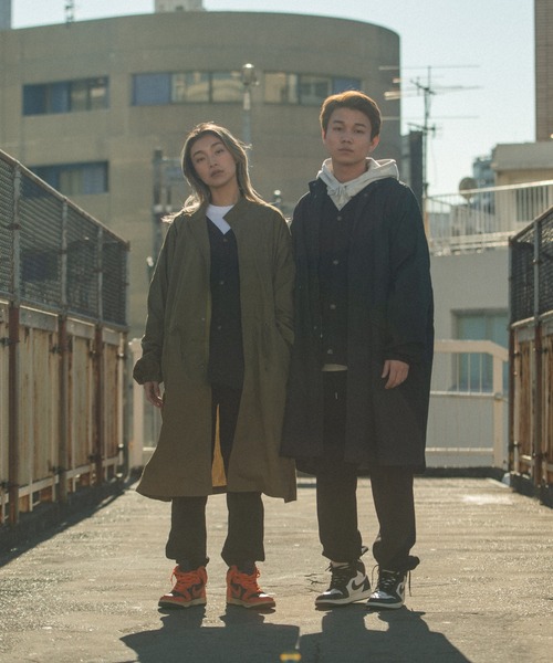 THE HITSS(ヒッツ)の「【THE HITSS】ブロード ミリタリー スタンドカラーモッズコート 一重(モッズコート・メンズ・カーキ/ブラック・L/M)」の21枚目の写真