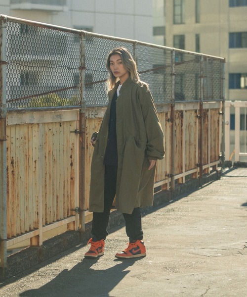 THE HITSS(ヒッツ)の「【THE HITSS】ブロード ミリタリー スタンドカラーモッズコート 一重(モッズコート・メンズ・カーキ/ブラック・L/M)」の19枚目の写真