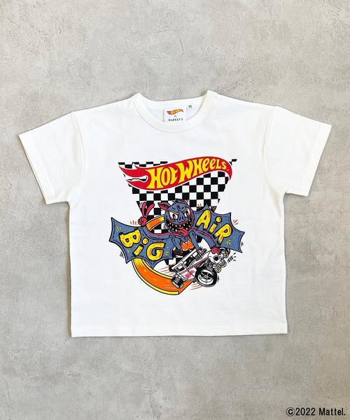 MARKEY'S（マーキーズ）の「SKATE GRANGE Tシャツ（kids/150cm・大人/180cm）（Tシャツ/カットソー・キッズ・ホワイト/オフホワイト/キナリ・150/180cm）」の2枚目の写真