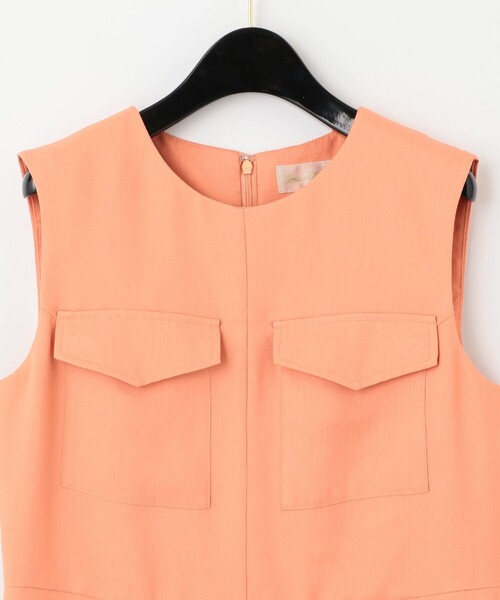 GRACE CLASS(グレースクラス)の「リネンタッチジャンプスーツ(つなぎ/オールインワン・レディース・カーキ/オレンジ・36/38)」の11枚目の写真