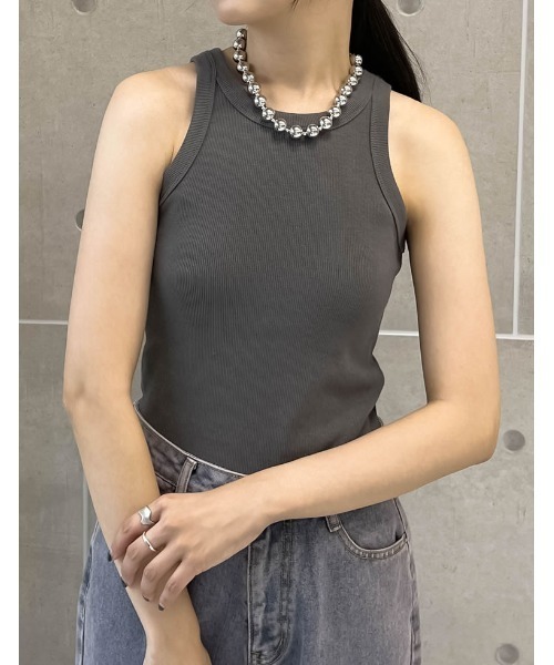 Re:EDIT（リエディ）の「アメリカンスリーブタンクトップ（タンクトップ・レディース・ホワイト/ブラック/オレンジ/グリーン/モカ/ブラック系その他/その他/ホワイト系その他/チャコールグレー・MEDIUM/LARGE）」の15枚目の写真