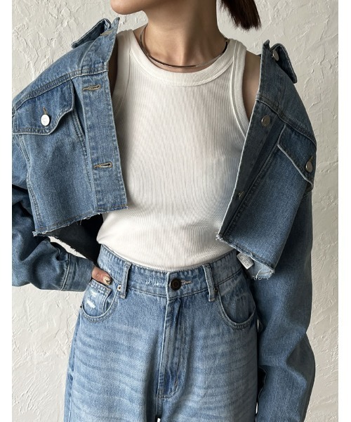 Re:EDIT（リエディ）の「アメリカンスリーブタンクトップ（タンクトップ・レディース・ホワイト/ブラック/オレンジ/グリーン/モカ/ブラック系その他/その他/ホワイト系その他/チャコールグレー・MEDIUM/LARGE）」の21枚目の写真