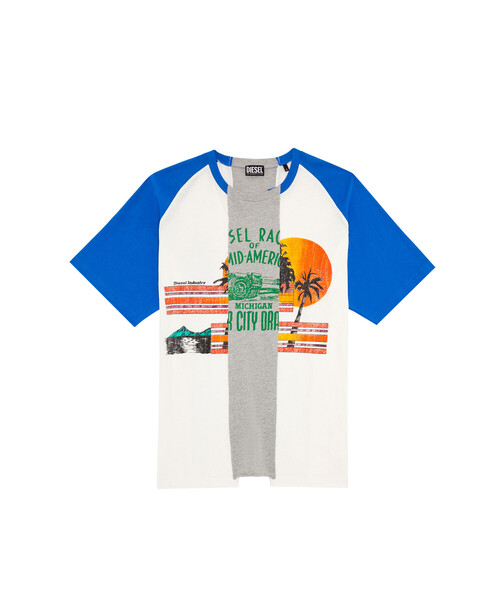 DIESEL(ディーゼル)の「メンズ Tシャツ クラック加工(Tシャツ/カットソー・メンズ・ホワイト系その他・LARGE/X-LARGE/X-SMALL/XX-LARGE/MEDIUM/SMALL)」の12枚目の写真