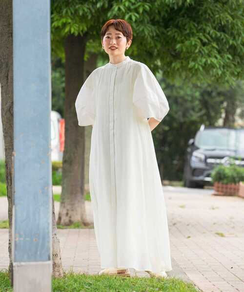 KBF（ケイビーエフ）の「レイヤードワンピース（ワンピース・レディース・ネイビー/オフホワイト/ライトカーキ・ONE）」の15枚目の写真