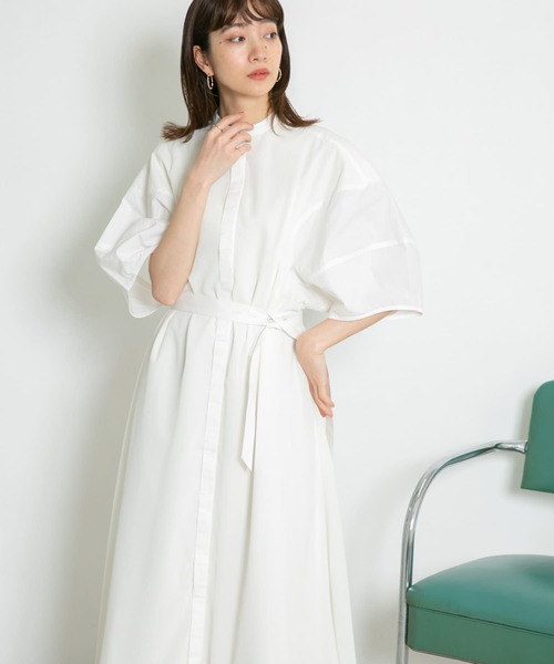 KBF（ケイビーエフ）の「レイヤードワンピース（ワンピース・レディース・ネイビー/オフホワイト/ライトカーキ・ONE）」の16枚目の写真