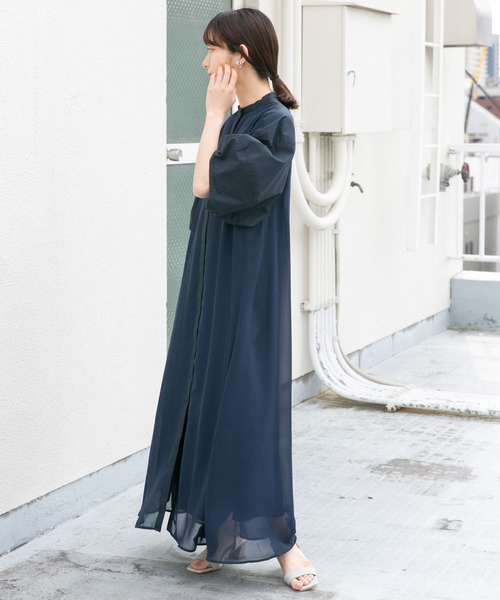 KBF（ケイビーエフ）の「レイヤードワンピース（ワンピース・レディース・ネイビー/オフホワイト/ライトカーキ・ONE）」の12枚目の写真