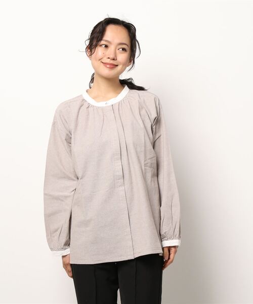 Samansa Mos2（サマンサ モスモス）の「比翼クレリックバンドカラー