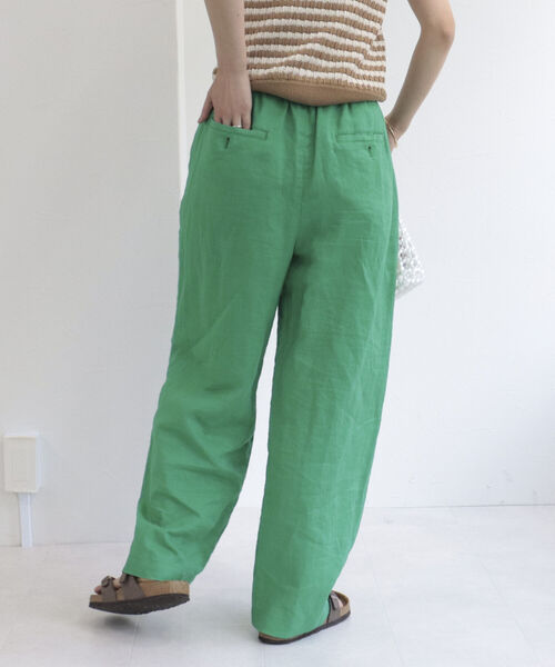 fredy emue（フレディエミュ）の「リネン混ギャザーパンツ（その他