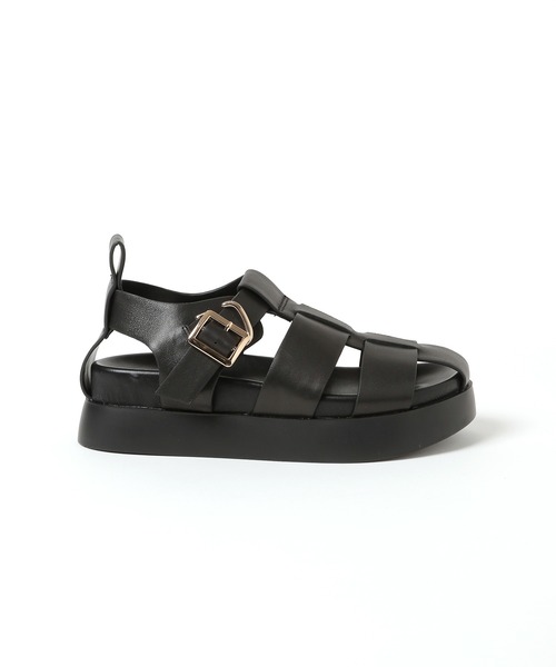 Mazell（マゼル）の「Mazell  / マシュソールグルカサンダル（サンダル・レディース・ホワイト/ブラック・SS/S/M/L/LL）」の21枚目の写真