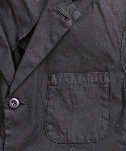 Denime（ドゥニーム）の「【MadeInJapan】ガーメントダイコットンナイロンテーラードジャケット（テーラードジャケット・メンズ・ベージュ/オリーブ/ブラック・LARGE/SMALL/MEDIUM）」の16枚目の写真