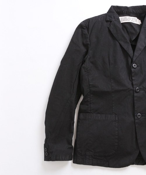 Denime（ドゥニーム）の「【MadeInJapan】ガーメントダイコットンナイロンテーラードジャケット（テーラードジャケット・メンズ・ベージュ/オリーブ/ブラック・LARGE/SMALL/MEDIUM）」の17枚目の写真