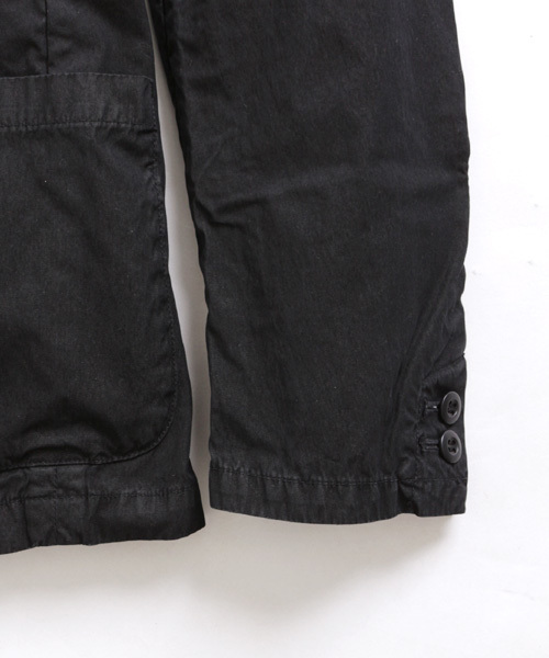 Denime（ドゥニーム）の「【MadeInJapan】ガーメントダイコットンナイロンテーラードジャケット（テーラードジャケット・メンズ・ベージュ/オリーブ/ブラック・LARGE/SMALL/MEDIUM）」の18枚目の写真