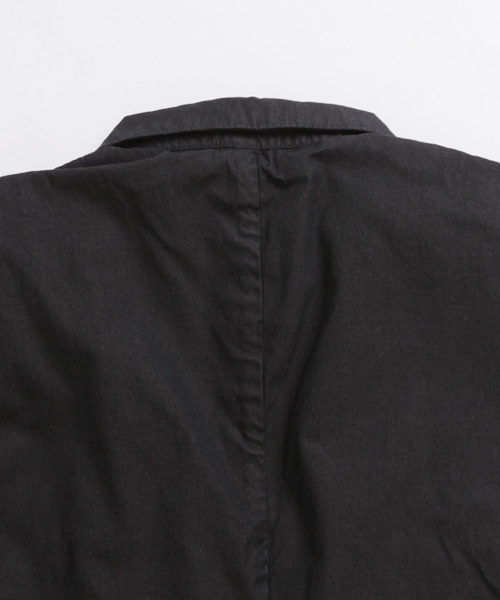 Denime（ドゥニーム）の「【MadeInJapan】ガーメントダイコットンナイロンテーラードジャケット（テーラードジャケット・メンズ・ベージュ/オリーブ/ブラック・LARGE/SMALL/MEDIUM）」の19枚目の写真