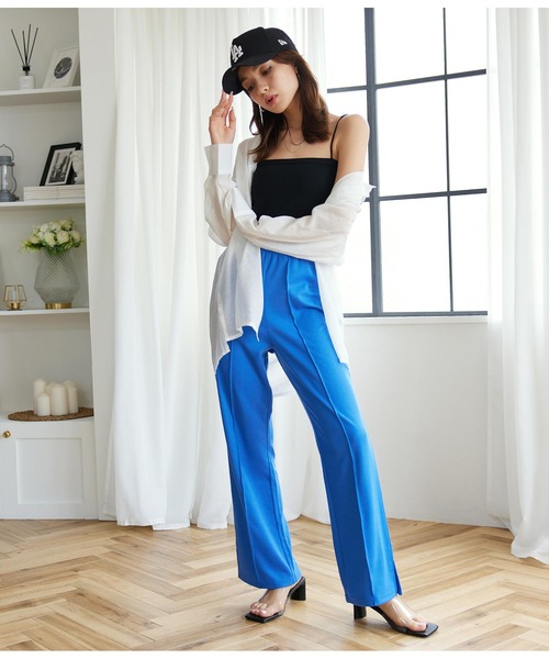 ANAP（アナップ）の「シアーオーバーサイズシャツ（シャツ/ブラウス・レディース・ベージュ/グレー/ホワイト/ブラック・FREE）」の10枚目の写真