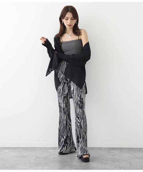 ANAP（アナップ）の「シアーオーバーサイズシャツ（シャツ/ブラウス・レディース・ベージュ/グレー/ホワイト/ブラック・FREE）」の5枚目の写真