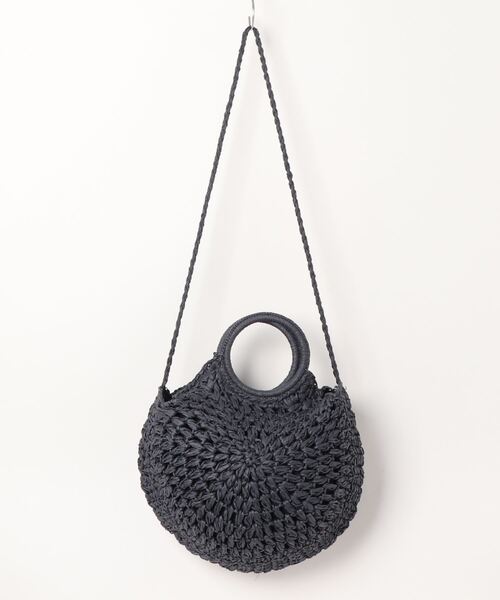 RODEO CROWNS WIDE BOWL（ロデオクラウンズワイドボウル）の「CIRCLE BRAID BAG（ショルダーバッグ・レディース・ベージュ/ネイビー/アイボリー・FREE）」の6枚目の写真