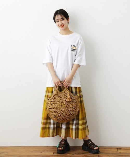 RODEO CROWNS WIDE BOWL（ロデオクラウンズワイドボウル）の「CIRCLE BRAID BAG（ショルダーバッグ・レディース・ベージュ/ネイビー/アイボリー・FREE）」の12枚目の写真