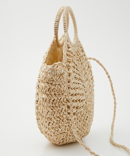 RODEO CROWNS WIDE BOWL（ロデオクラウンズワイドボウル）の「CIRCLE BRAID BAG（ショルダーバッグ・レディース・ベージュ/ネイビー/アイボリー・FREE）」の20枚目の写真