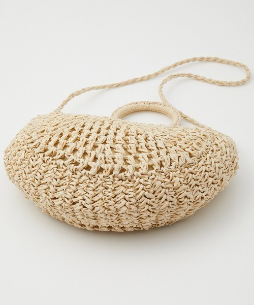 RODEO CROWNS WIDE BOWL（ロデオクラウンズワイドボウル）の「CIRCLE BRAID BAG（ショルダーバッグ・レディース・ベージュ/ネイビー/アイボリー・FREE）」の21枚目の写真