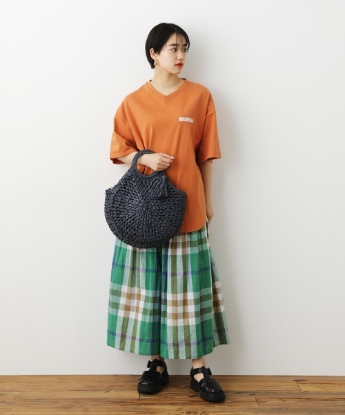 RODEO CROWNS WIDE BOWL（ロデオクラウンズワイドボウル）の「CIRCLE BRAID BAG（ショルダーバッグ・レディース・ベージュ/ネイビー/アイボリー・FREE）」の15枚目の写真